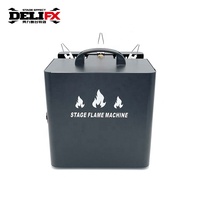 Projecteur de pulvérisation de flamme à lumière artificielle sûre 180W DMX512 avec écran Lcd triple machine à jet de feu pour dj effet de scène