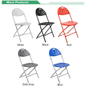 الجملة حديقة فندق المنزل الحدث في الهواء الطلق البلاستيك بولي مروحة عالية الظهر صوفي الزفاف - Product Image 6