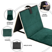 Tapis de prière musulman de haute qualité, électronique, islamique, épais, doux, petit, avec compteur de rakats
