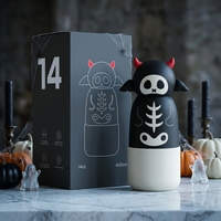 Nouvelles Bouteilles d'Eau en Acier Inoxydable Hong Ling – Tasses Cadeaux d'Halloween pour Enfants – Tasses à Lait Isothermes Sous Vide 14oz/17oz