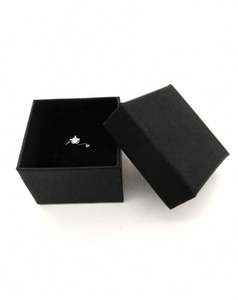 Caja de Regalo de Papel de Lujo Económica con Logotipo Personalizado para Anillos, para Cumpleaños y Festividades - Product Image 5