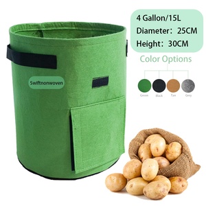 Jardinière en tissu <span class=keywords><strong>de</strong></span> 4 gallons, Pots <span class=keywords><strong>de</strong></span> <span class=keywords><strong>culture</strong></span> <span class=keywords><strong>de</strong></span> légumes en feutre, sacs <span class=keywords><strong>de</strong></span> plantation <span class=keywords><strong>de</strong></span> pommes <span class=keywords><strong>de</strong></span> <span class=keywords><strong>terre</strong></span>, sacs <span class=keywords><strong>de</strong></span> <span class=keywords><strong>culture</strong></span> <span class=keywords><strong>de</strong></span> semis <span class=keywords><strong>de</strong></span> patates douces avec rabat <span class=keywords><strong>de</strong></span> fenêtre - Product Image 1