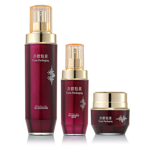 En stock, emballages cosmétiques en acrylique violet, flacon sous vide de 30 ml, flacon pompe de 100 ml, pot à crème de 30 g, contenants cosmétiques rechargeables - Product Image 5