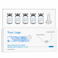 Hydra-Radiant DNA Sodium Collagen Photokinetic Fluid, Essence lissante et apaisante à l'éclat transparent, Sérum en ampoule compte-gouttes