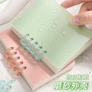 Mini cuaderno de hojas sueltas Maiwei A7 de 73x103 mm, cuaderno de bolsillo portátil para estudiantes, libro de vocabulario - Product Image 5