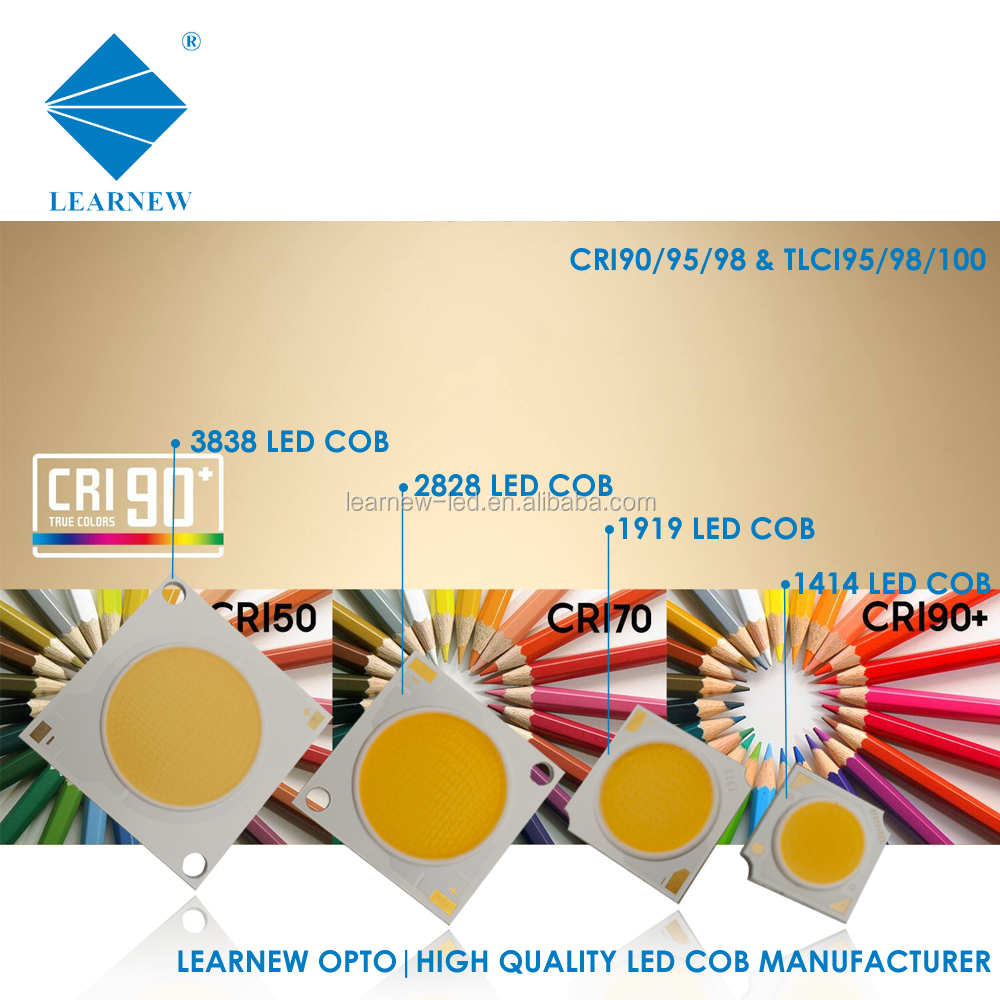 1414 4046 3838 High Power LED COB Chip 5W 10W 90-140LM/W SMD