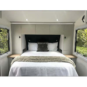 Diseño de lujo Remolque <span class=keywords><strong>Caravana</strong></span> Campers Mobile Camping Car Caravan con baño - Product Image 3