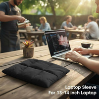 Nouvelle Housse d'Ordinateur Portable Matelassée en Gros, Étui de Transport Rembourré Magnétique Portable Grande Capacité pour Ordinateur Portable