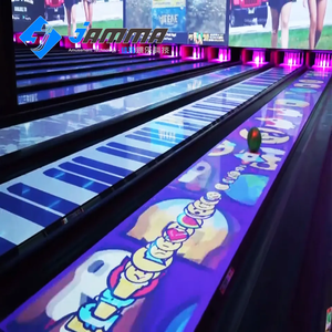 Hot <strong>Sale</strong> Interactive Plastic Wood <strong>Bowling</strong> Equipment Kids' Play <strong>Alley</strong> with Floor Projection in Amusement Parks - Product Image 2
