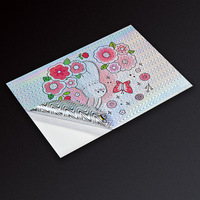 Papel de pegatinas personalizadas en tamaño A4, 21 etiquetas por hoja, láser/impresora de inyección de tinta, pegatinas de vinilo troquelado, etiqueta autoadhesiva