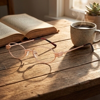 Gafas Ópticas Metálicas Ovaladas Estrechas de Alta Calidad, Montura Completa, con Bloqueo de Luz Azul, Cómodas para el Trabajo de Oficina y Uso Diario