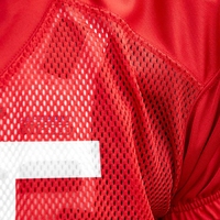 Ropa de fútbol americano personalizada poliéster en blanco hombres fútbol Jersey malla práctica atlética camiseta