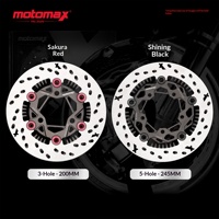 MOTOMAX Nouveau Disque de Frein Électrique Universel pour Moto 220mm/245MM Noir Pièce de Remplacement Vente en Gros Fabricant