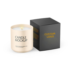 Boîtes <span class=keywords><strong>en</strong></span> <span class=keywords><strong>papier</strong></span> de haute qualité avec logo personnalisé Emballage de boîte à bougie recyclée de luxe vide pour pot à bougie ambre - Product Image 3