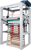Gousset biodégradable de machine de soufflage d'extrudeuse de film LDPE/PVC automatique à grande vitesse avec traitement de film PP en plastique PE