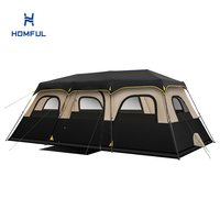 Tente portable coupe-vent HOMFUL pour le camping en plein air |   Installation facile et flux d'air supérieur