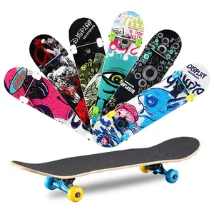 Skate profissional Deck double Rocker Canadian Maple 8.0 inch High-end Double Warped Skate skate personalizado Maple Skate