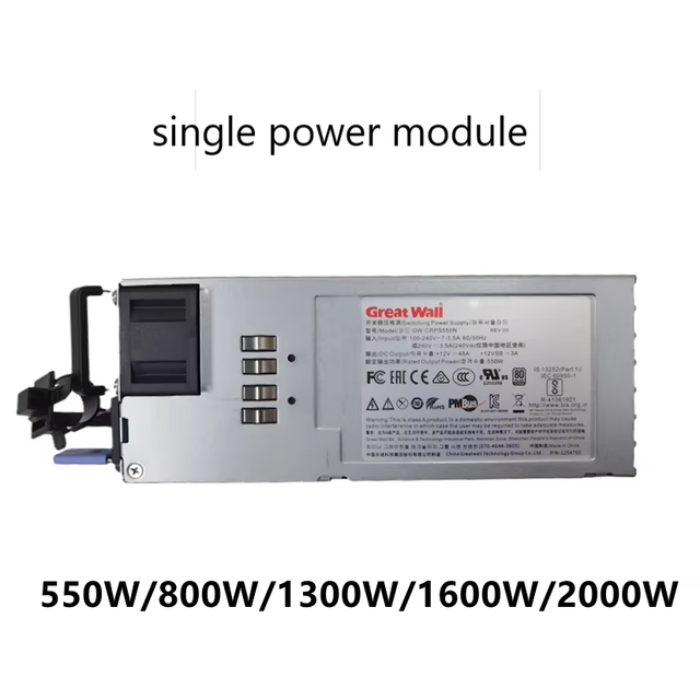 Great Wall Redundant Power Supply 800W 20+4Pin 80 PLUS Certified 5V/12V/24V Output for Inspur Servers GW-CRPS800N2 GW-CRPS800B/C