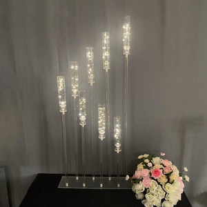 Sparkling Crystal <b>Wedding</b> <b>Candle</b> Holder Elegant Tabletop Decor For <b>Wedding</b> Reception Bridal Shower - Product Image 6