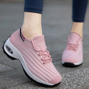 Zapatos Deportivos para Mujer, Ligeros, Resistentes a Impactos, Cómodos, Transpirables, con Parte Superior de Textil, Forro de Malla, Diseño Slip-On, Entresuela de PU, para Caminar - Product Image 2