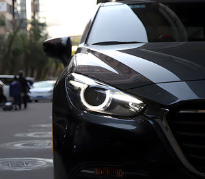 Accesorios para <span class=keywords><strong>Mazda</strong></span> <span class=keywords><strong>3</strong></span> Axela 2017-2019, Conjunto de Faros Delanteros LED Automotrices de 100 W, Actualización de Lente de Proyector Bifocal Dinámico de Alta Configuración - Product Image 4