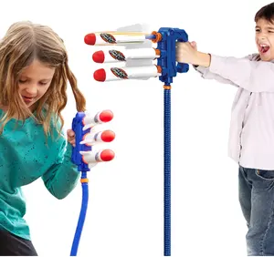 Ensemble de vente chaude lance-roquettes en mousse EVA pour enfants 2 en 1 jouets de lancement de fusée pour enfant modèle de pédale lancement de fusée