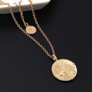 V & R Bijoux Femmes Con Imitation Or 2 Rangées Multi-couches Collier Bijoux - Product Image 6