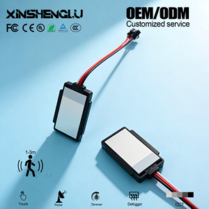 Détecteur de mouvement radar corporel 8 mm pour miroir de salle de bain intelligent, portée de détection 1-3 m, intensité variable en continu, interrupteur d'éclairage LED DC12V 5A 60W - Product Image 1