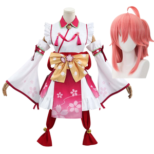 ชุดคอสเพลย์วีทูเบอร์ญี่ปุ่นในวันฮาโลวีน <span class=keywords><strong>VTuber</strong></span> Hololive รุ่น-IDOL-003 พร้อมชุดสูท วัสดุโพลีเอสเตอร์ สำหรับผู้ใหญ่ทุกเพศ - Product Image 1