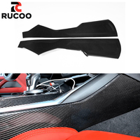 Nouvelle garniture de console centrale en fibre de carbone sèche pour BMW M3 G80 G81 M4 G82 G83 – Kits d'amélioration intérieure, garnitures de tableau de bord et accessoires