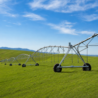 Système d'irrigation automatique à enrouleur avec boîte de vitesses métallique pour économie d'eau, pistolet d'arrosage IoT télécommandé pour grandes exploitations agricoles