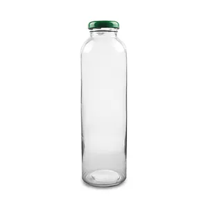 Оптовая продажа, 500 мл пустые стеклянные бутылки для питьевой воды, горячие продукты