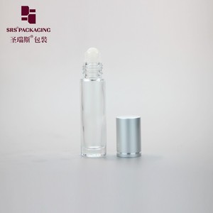 Transparent 10ml clair vide verre rouleau sur boule en métal <span class=keywords><strong>attar</strong></span> bouteille de <span class=keywords><strong>parfum</strong></span> - Product Image 5