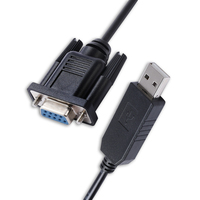 Adaptador Convertidor de USB RS232 a DB9 Hembra PL2303GT, Cable de Módem Nulo, Compatible con Windows 7, 8, 10, XP, Android, Mac