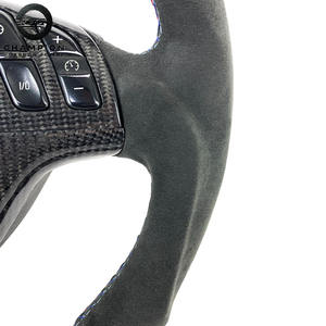Volante de fibra de carbono de cuero LED para <span class=keywords><strong>BMW</strong></span> <span class=keywords><strong>E46</strong></span> E36 M3 E53 <span class=keywords><strong>330CI</strong></span> 325I E81 E87 E91 E92 2000 <span class=keywords><strong>2002</strong></span> 2003 2004 2005 2006 - Product Image 4