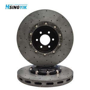 Disque de frein en céramique carbone avant Hsingyik pour <span class=keywords><strong>Dodge</strong></span> <span class=keywords><strong>Viper</strong></span> <span class=keywords><strong>SRT</strong></span> V10 5290394AA Mise à niveau 355X32MM à 370X34MM - Product Image 2