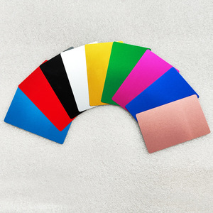 Lámina de Aluminio de Color para Marcado Láser, Grabado de Tarjetas de Visita, Material de Pruebas, Máquina de Fibra Óptica, Grosor de 0,45 mm, Rectangular - Product Image 2