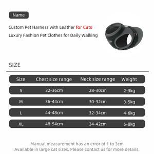 Chalecos Ajustables para Gatos, Chaleco Acolchado y Elegante para Gatos, Arnés Táctico para Gatos a Prueba de Escape para Pasear - Product Image 4