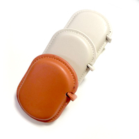 Ruban à mesurer personnalisé petit ruban à mesurer imprimé en cuir PU pour corps carré cadeau promotionnel