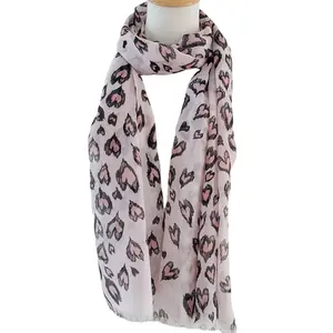 Lightweight Paisley Fashion flamingo printed Scarves Lady Soft Solid scarf Shawl for women