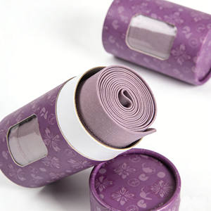 Nuevas Cajas de Regalo Personalizadas de Cartón Rígido en Forma de Cilindro, Envases de Tubo de Papel con Tapa para Toallas, Ropa, Camisetas y Calcetines - Product Image 3