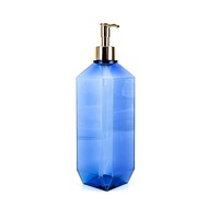 Bouteilles de lotion vides en forme de carré de luxe de 700ml Design unique avec bouchon à vis de luxe pour cosmétiques et shampoing