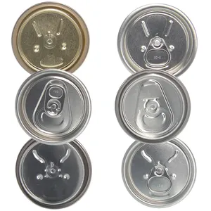 China Factory Eoe Lid Aluminium Easy Open End 202 Cap