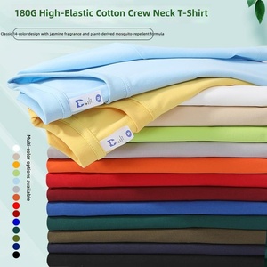 Camiseta de Cuello Redondo de 180G - Estilo Occidental Minimalista, Tejido Transpirable y Anti-Mosquitos, Agradable al Tacto - Product Image 4