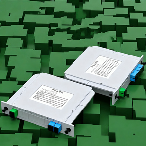 ตัวแยกไฟเบอร์ออปติกแบบเสียบ APC ชนิด POE TCP ช่วงกว้าง 1x2 1x4 1x8 1x16 1x32 1x64 แบบ Passive สำหรับเครือข่ายกระจายเสียง - Product Image 2