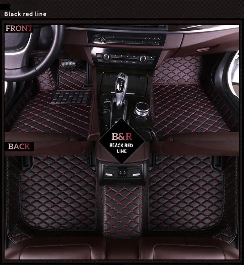 Leer + Spons + Xpe 7d High-End Auto Vloermatten Voor Bmw F30 Automatten Lexus Kia Sportage Auto Vloermatten 2023