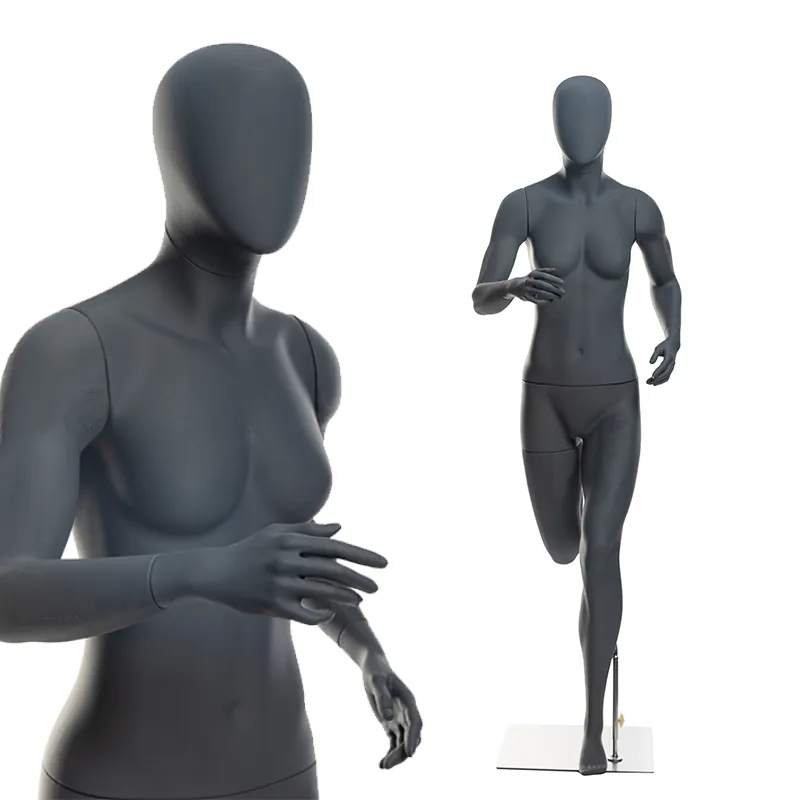 NI-11-H3D Wholesale 3D print running sport mannequin customized 3D design mannequin doll for sale