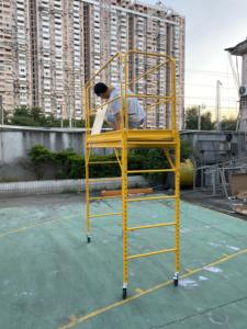 <span class=keywords><strong>Mini</strong></span> échafaudage réglable en aluminium de Chine pour la construction de bâtiments <span class=keywords><strong>Mini</strong></span> échafaudage <span class=keywords><strong>tour</strong></span> d'escalier échafaudage à <span class=keywords><strong>vendre</strong></span> - Product Image 2