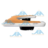 Plateforme flottante gonflable en U robuste pour kayak, jet ski et marina en bord de mer