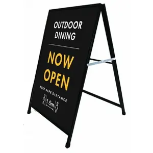 Gấp a-khung bảng quảng cáo xách tay vỉa hè dấu hiệu vỉa hè dấu hiệu - Product Image 1